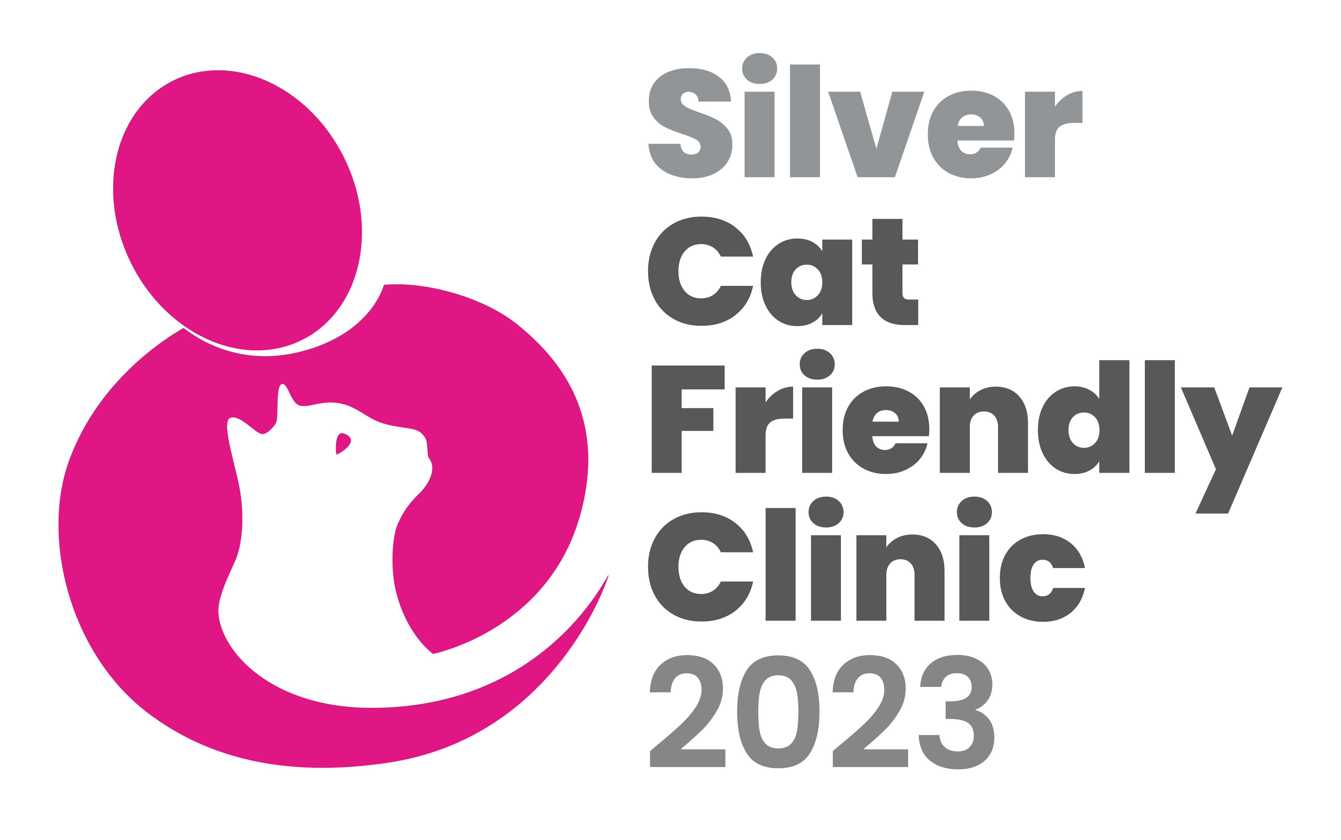 Cat Friendly Clinic Logo Silver (1)